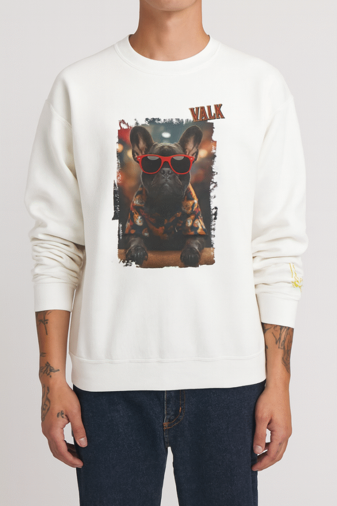 Punky Frenchie Valk Sweatshirt