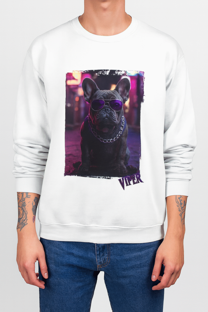 Punky Frenchie Viper Sweatshirt